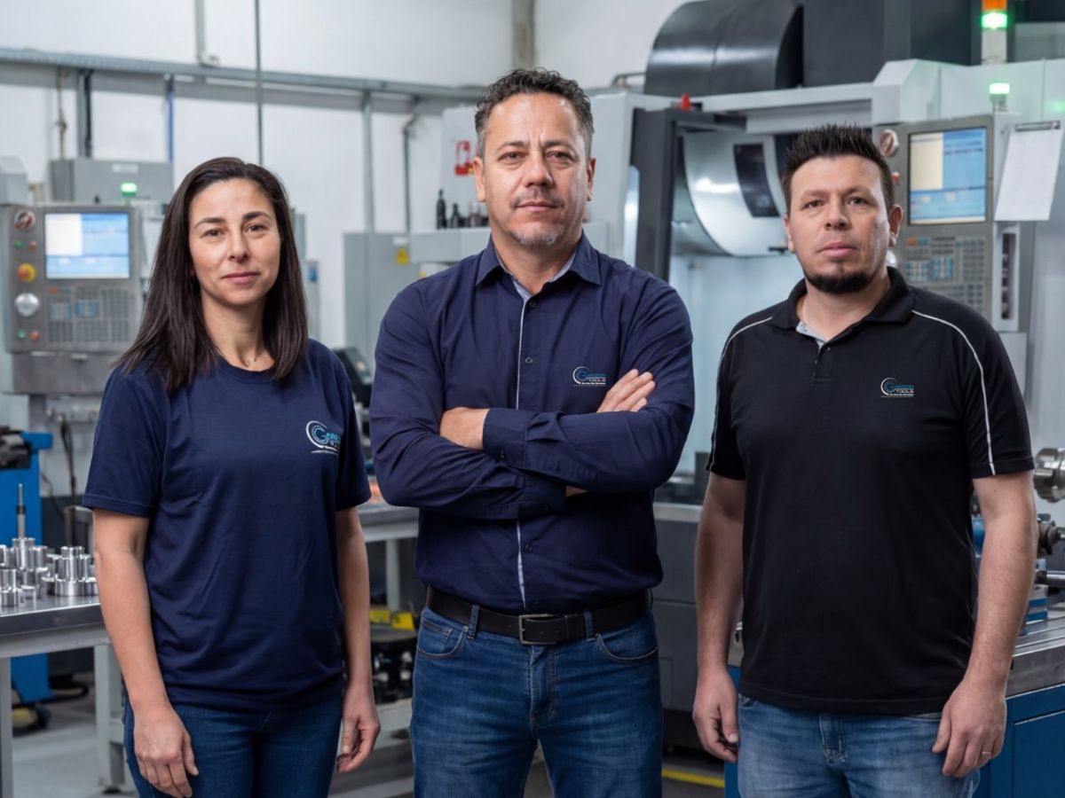 Engenheiro Gandon Tools inspecionando ferramenta especial